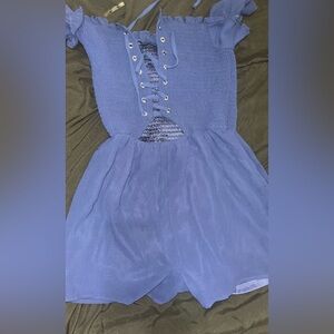 BRAND NEW Fashion Nova Blue Off-Shoulder Dress